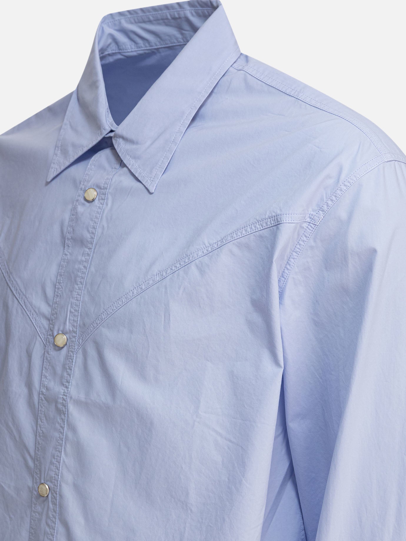 Casual shirts Solid colour Light blue - NN.07 Men | PDP | VIETTI Online Store | Zoom-Modal_4