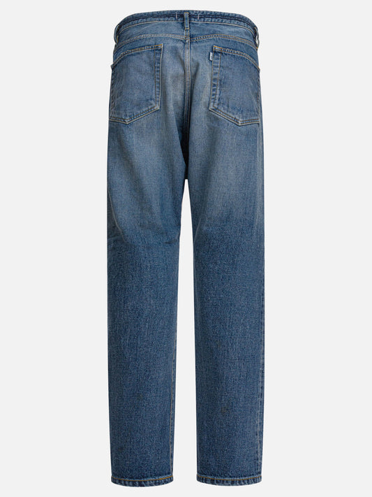 Wide-leg jeans Solid colour Blue - nonnative Men | PLP | VIETTI Online Store | 2