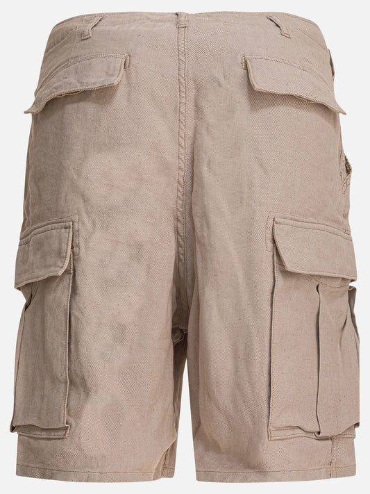 Cargo shorts Solid colour Beige - nonnative Men | PLP | VIETTI Online Store | 2
