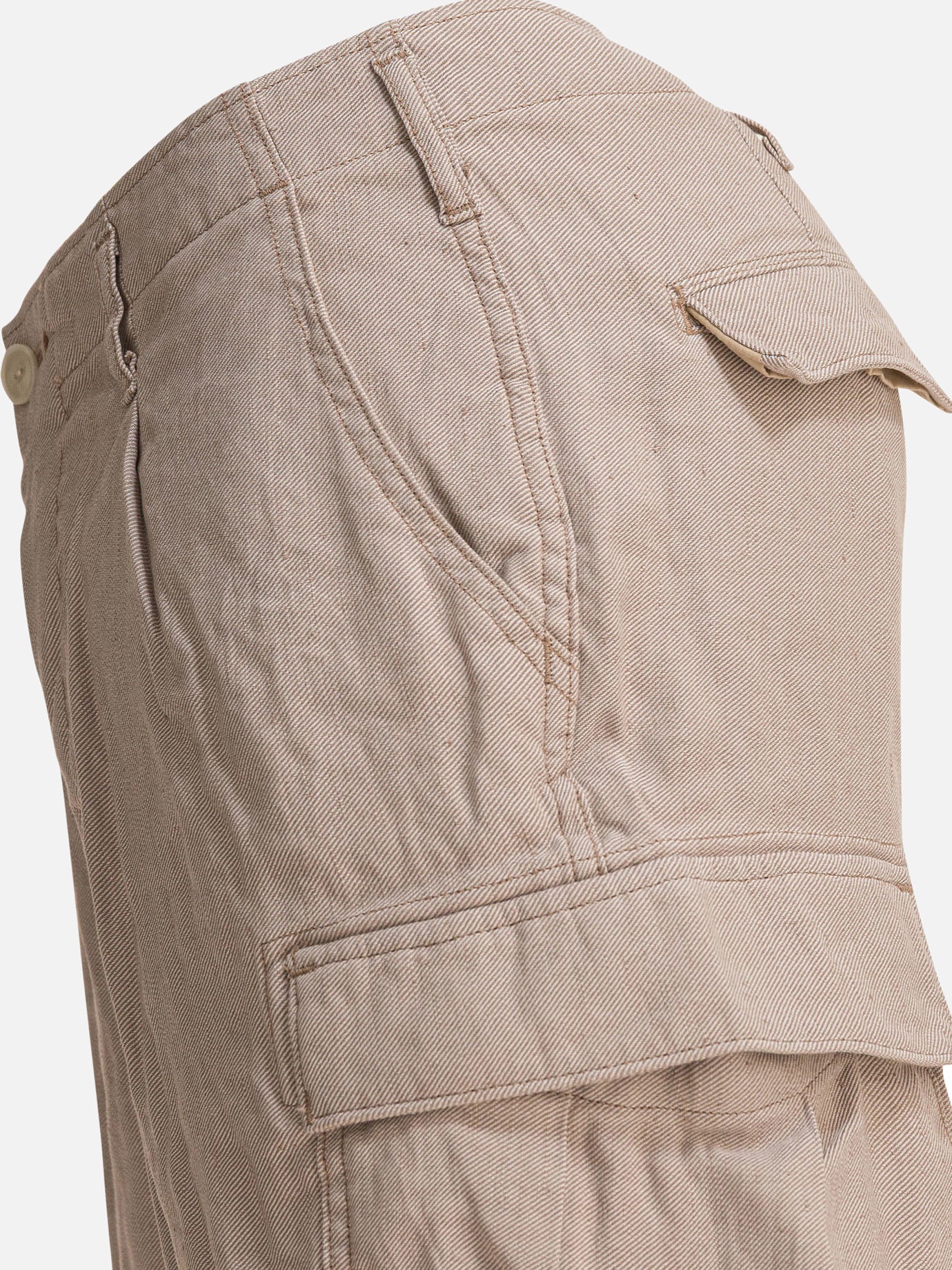 Cargo shorts Solid colour Beige - nonnative Men | PDP | VIETTI Online Store | Zoom-Modal_4