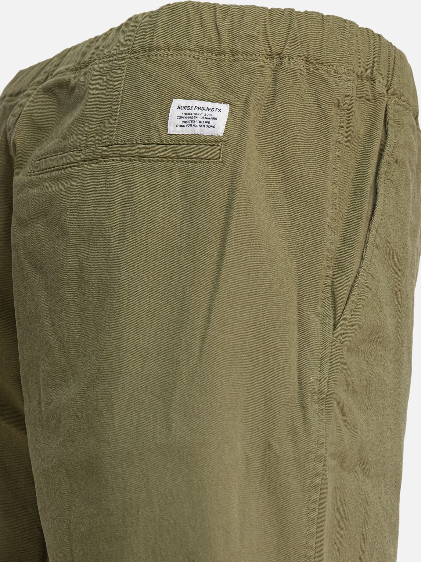 Five pockets shorts Solid colour Green - Norse Projects Men | PDP | VIETTI Online Store | Zoom-Modal_4