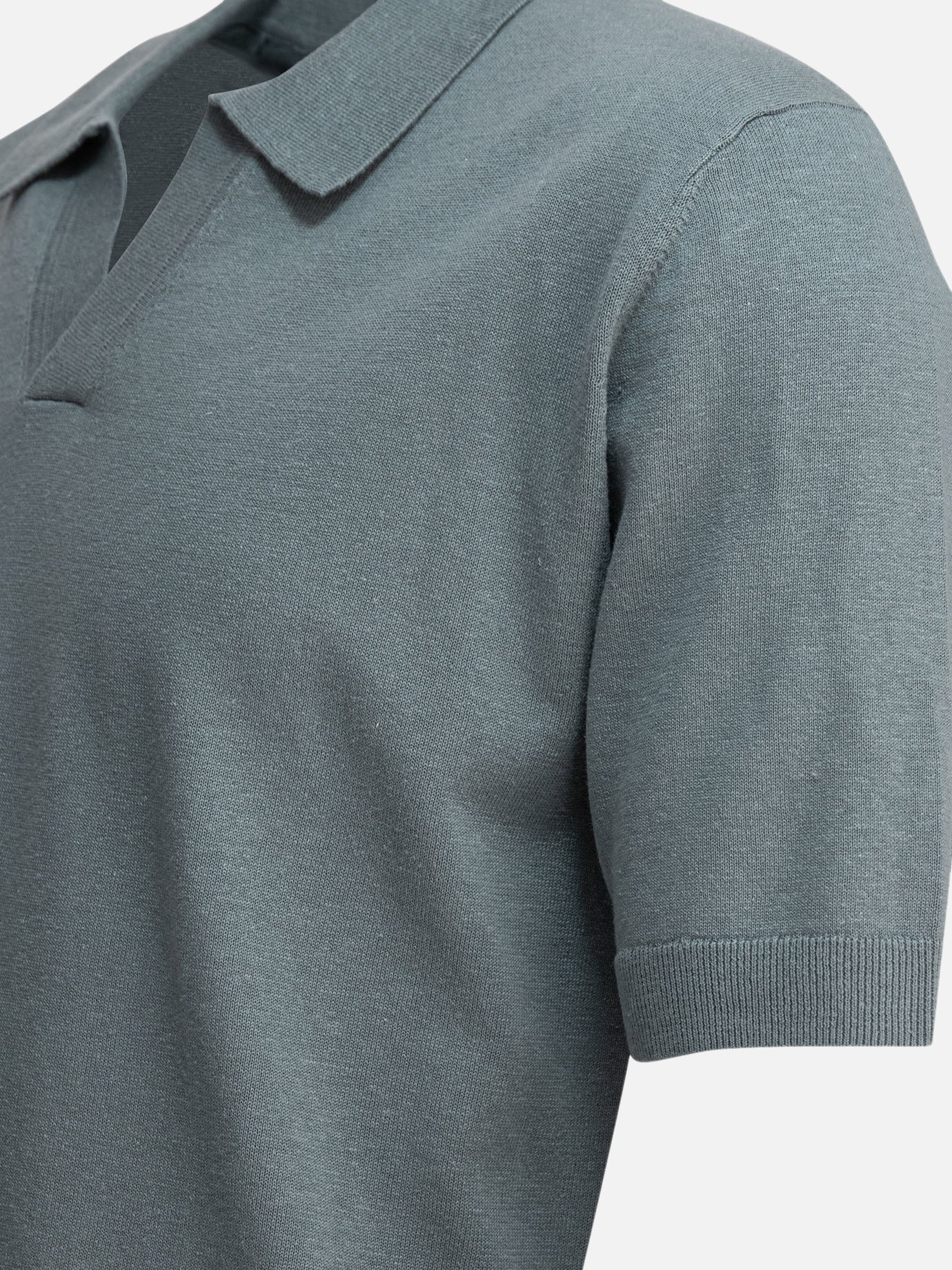 Polo shirts without buttons Solid colour Blue - Norse Projects Men | PDP | VIETTI Online Store | Zoom-Modal_4