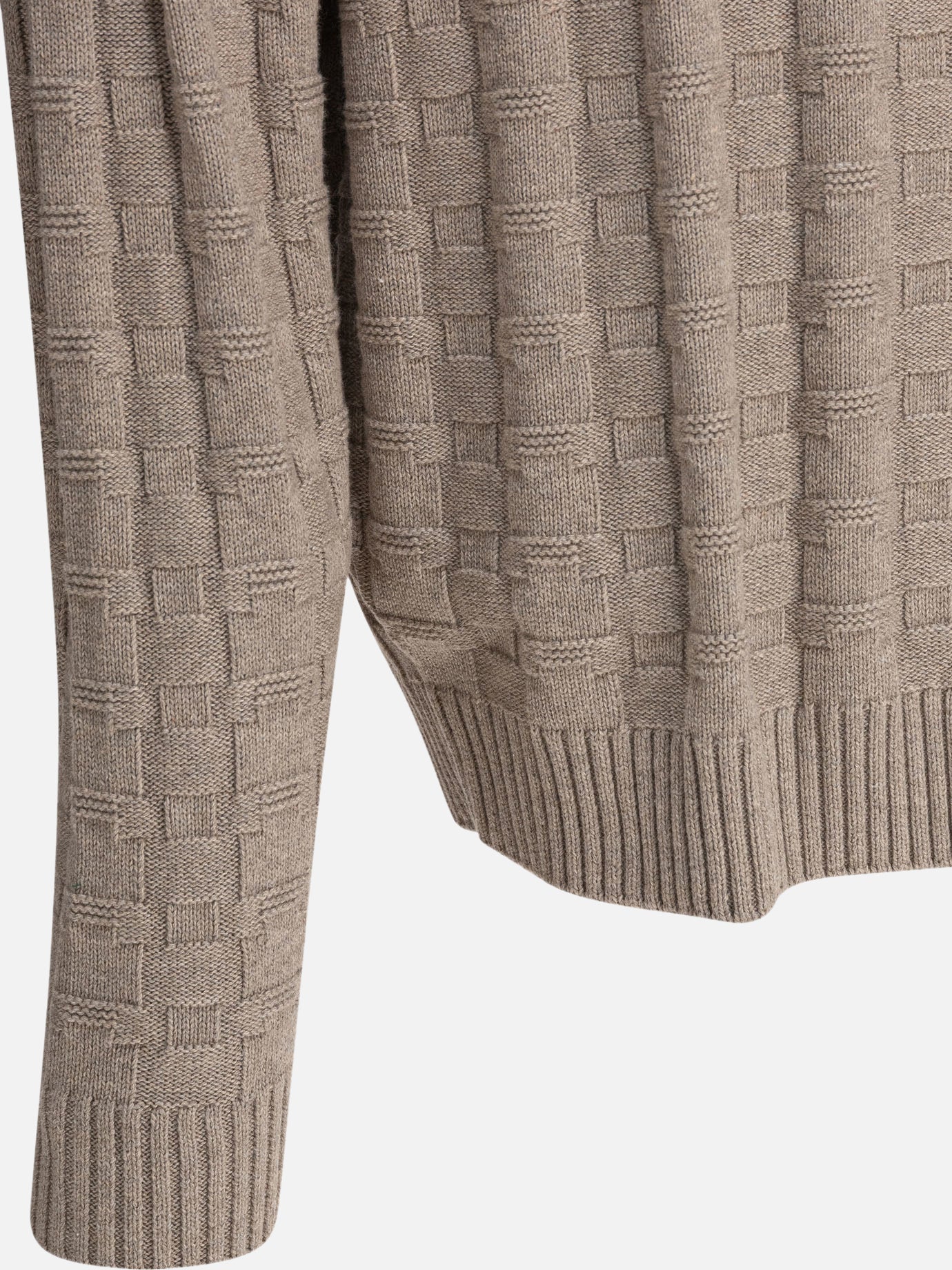 Crewneck sweaters Textured knit Beige - Norse Projects Men | PDP | VIETTI Online Store | Zoom-Modal_4