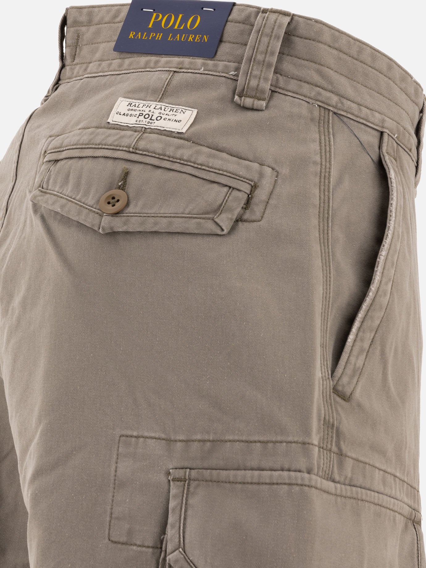 Cargo shorts Solid colour Green - Polo Ralph Lauren Men | PDP | VIETTI Online Store | Zoom-Modal_4