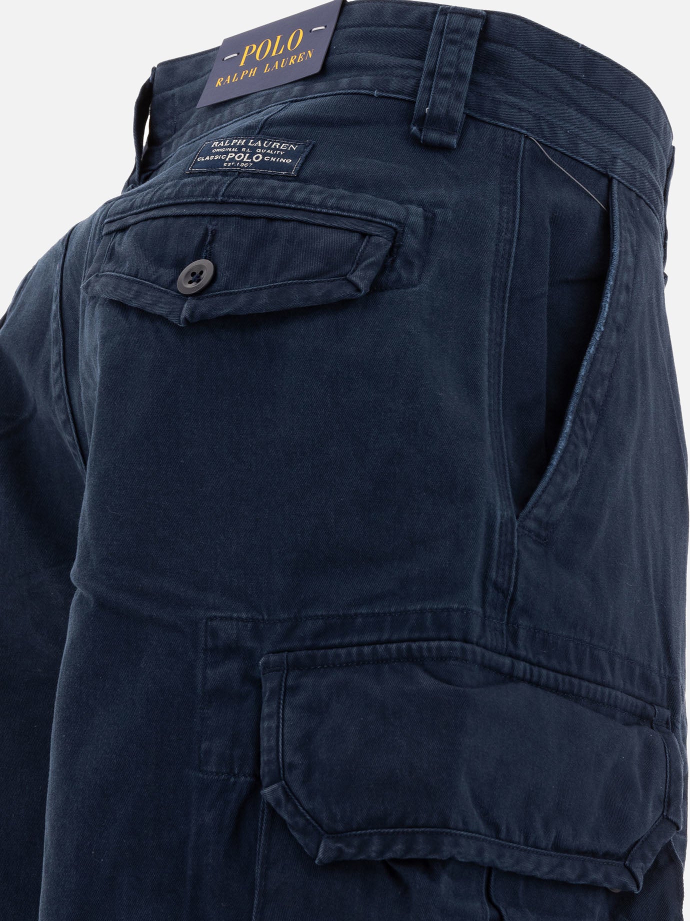 Cargo shorts Solid colour Blue - Polo Ralph Lauren Men | PDP | VIETTI Online Store | Zoom-Modal_4