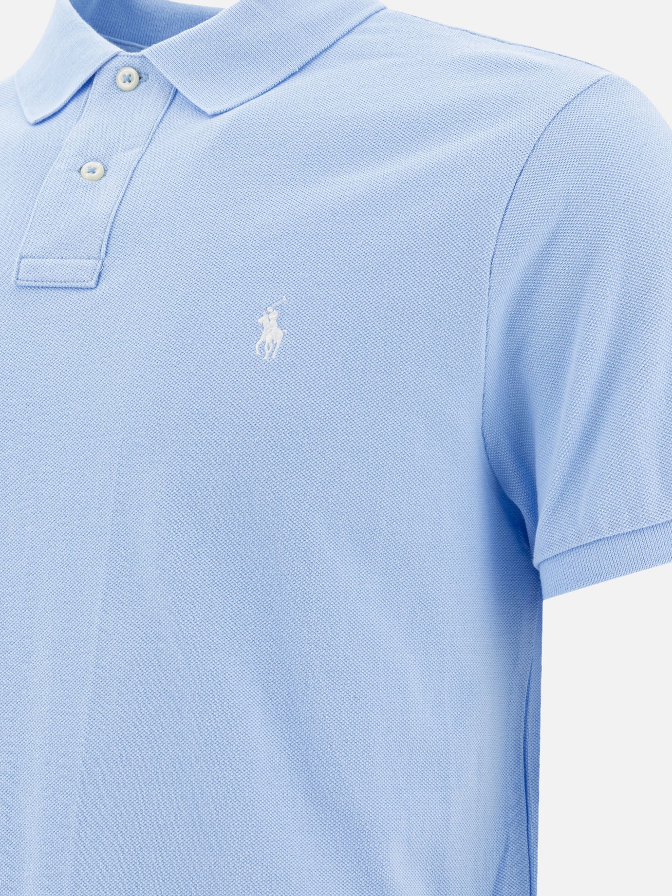 Polo shirts with buttons Logo Light blue - Polo Ralph Lauren Men | PDP | VIETTI Online Store | Zoom-Modal_4