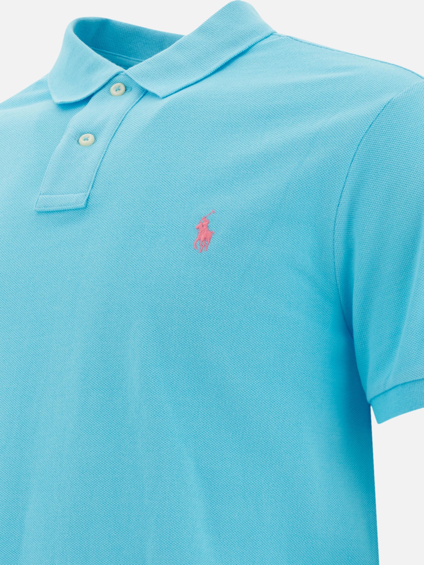 Polo shirts with buttons Logo Light blue - Polo Ralph Lauren Men | PDP | VIETTI Online Store | Zoom-Modal_4
