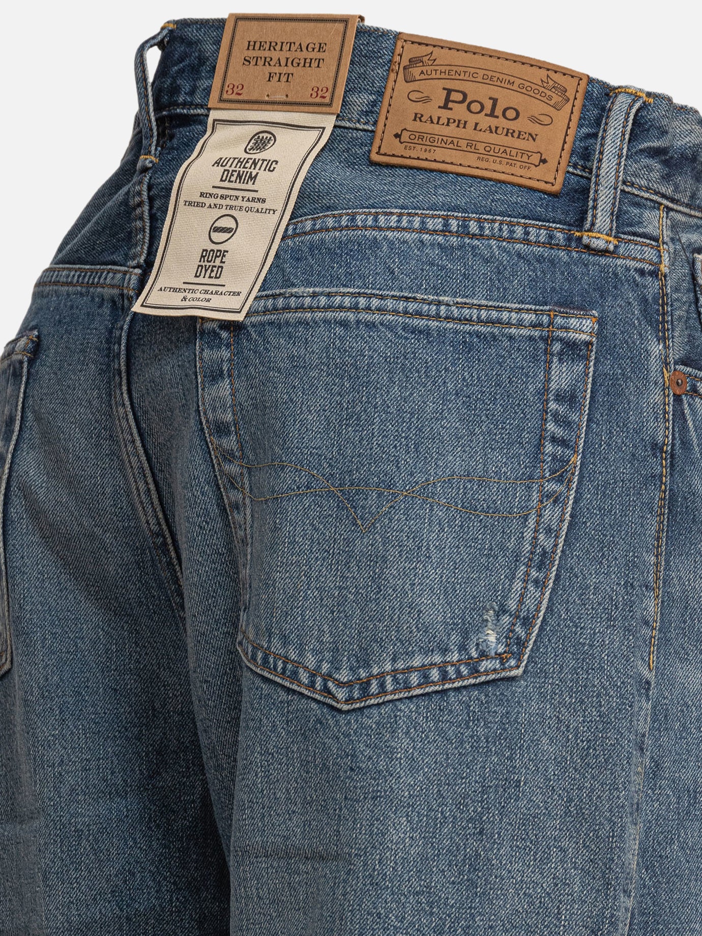 Straight-leg jeans Solid colour Blue - Polo Ralph Lauren Men | PDP | VIETTI Online Store | Zoom-Modal_4