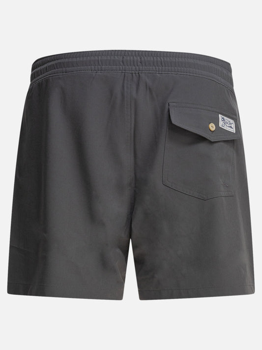 Short da mare Logo Grigio - Polo Ralph Lauren Uomo | PLP | VIETTI Online Store | 2