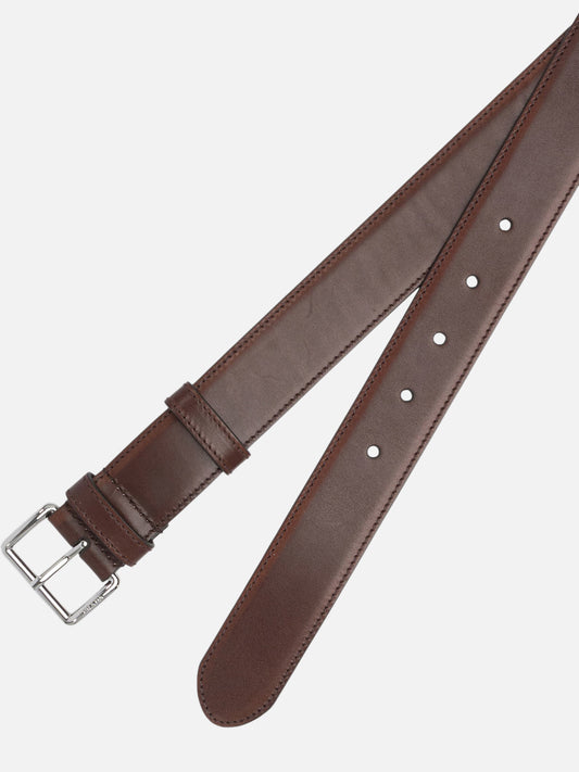 Leather belts 100% calf leather Brown - Prada Men | PLP | VIETTI Online Store | 2