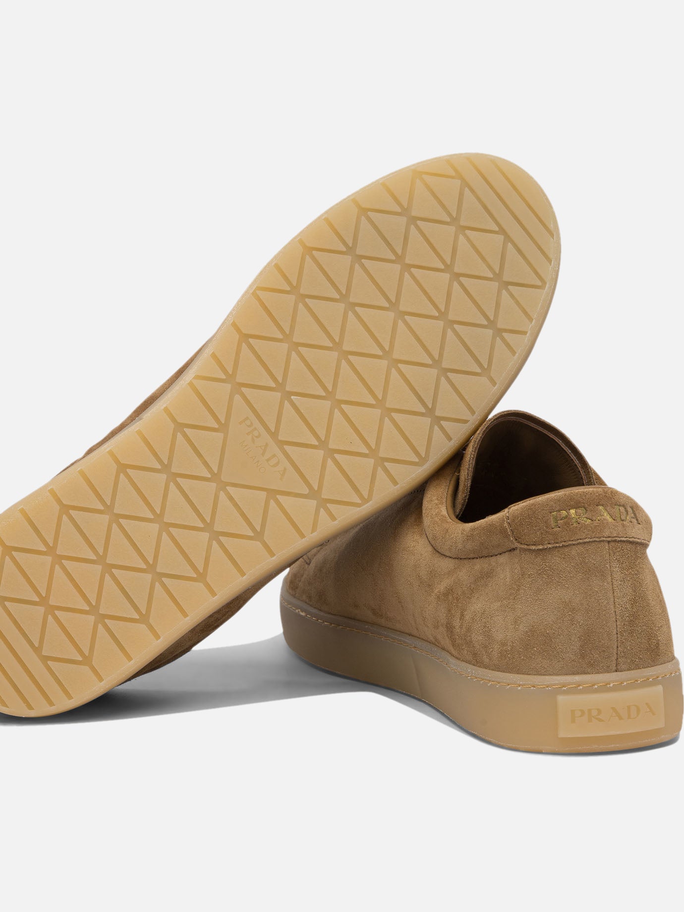 Low top sneakers 100% calf leather - 100% rubber Brown - Prada Men | PDP | VIETTI Online Store | Zoom-Modal_5