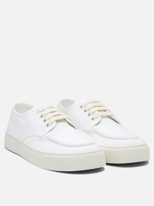 Low top sneakers 100% fabric - 100% rubber White - Prada Men | PLP | VIETTI Online Store | 2