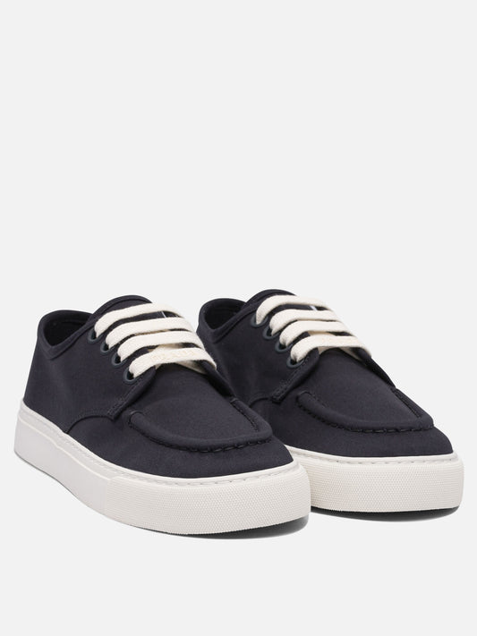Low top sneakers 100% leather - 100% rubber Blue - Prada Men | PLP | VIETTI Online Store | 2