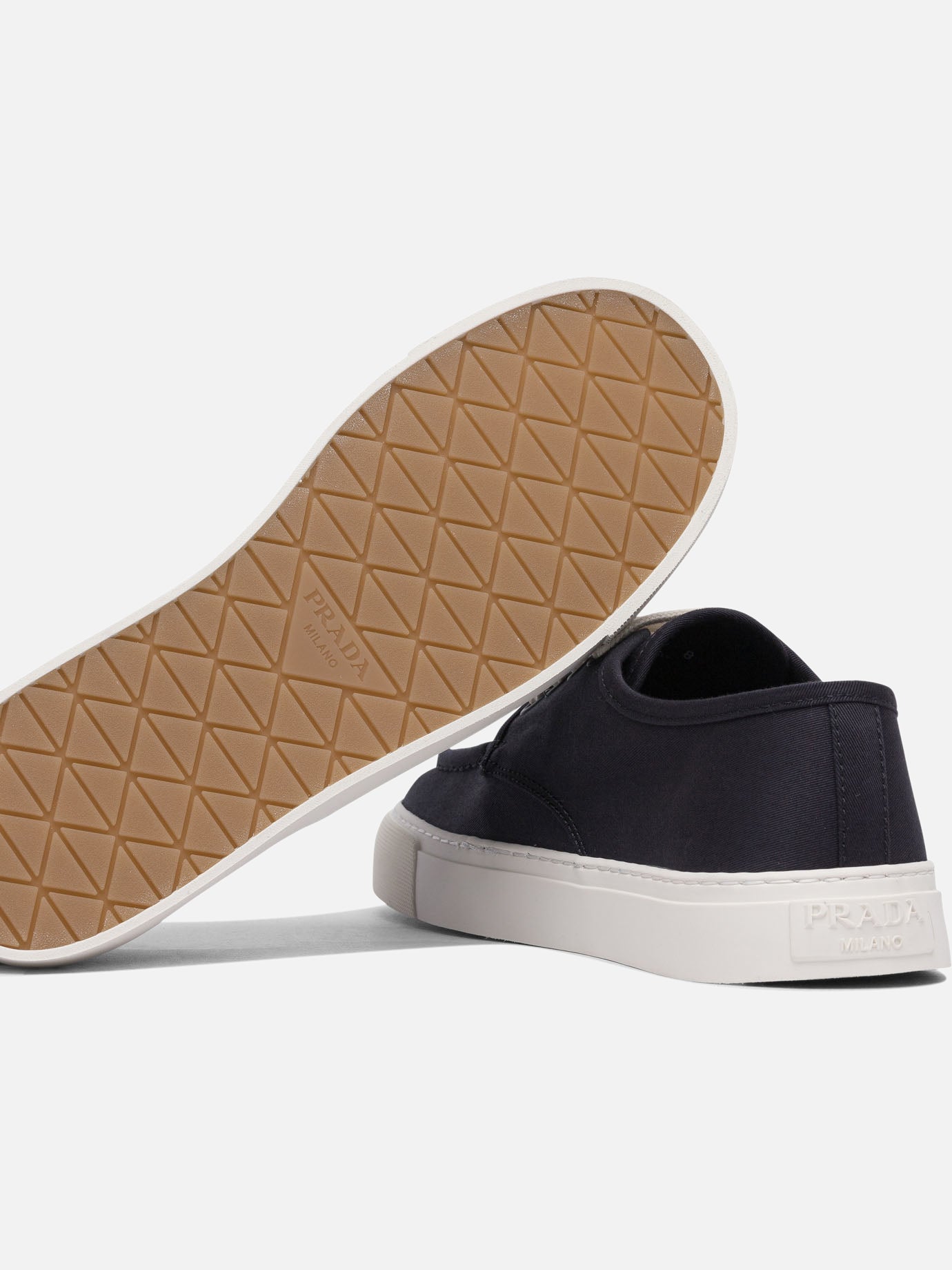 Sneaker basse 100% cotton - 100% rubber Blu - Prada Uomo | PDP | VIETTI Online Store | Zoom-Modal_5