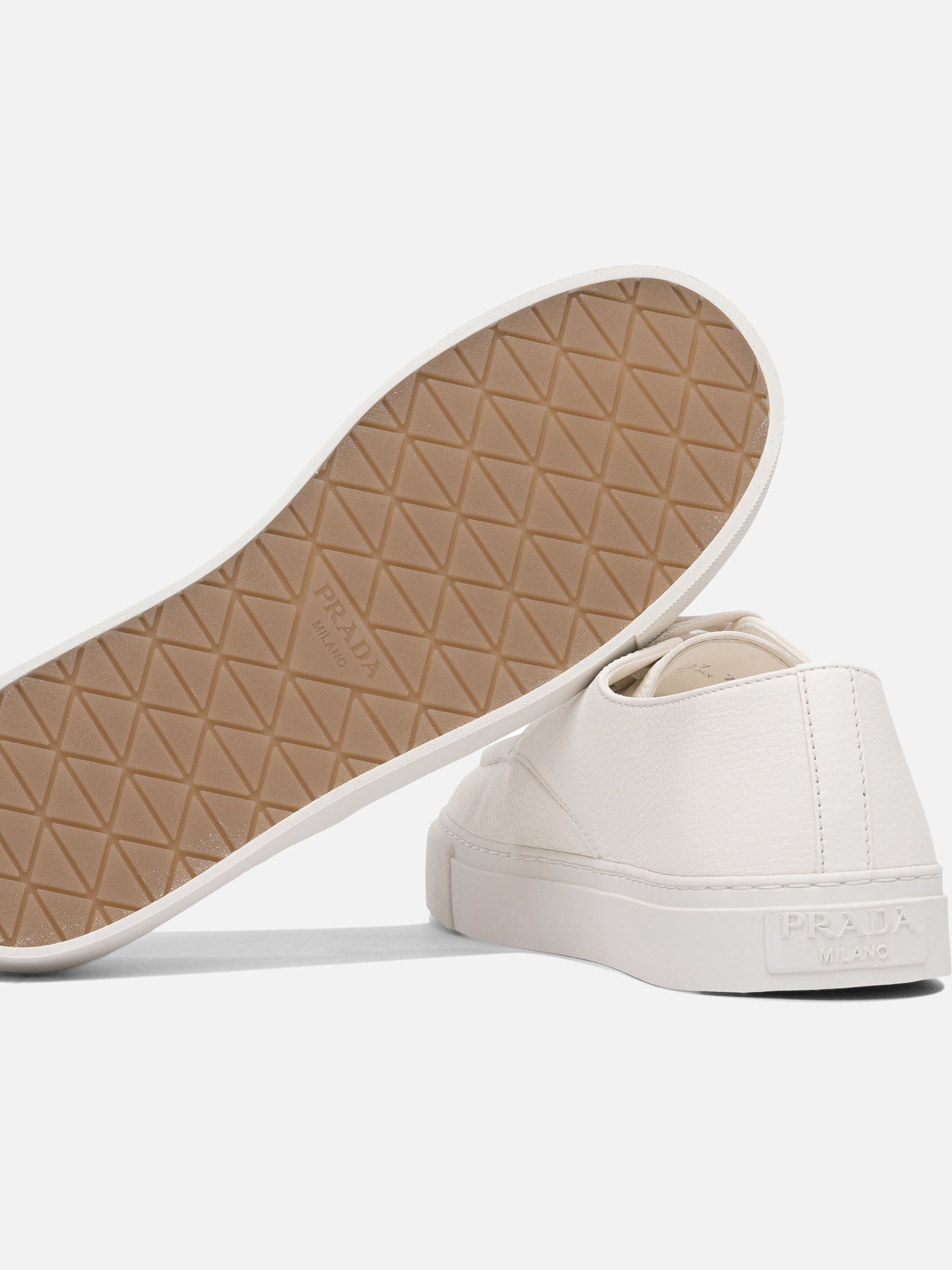 Sneaker basse 100% leather - 100% rubber Bianco - Prada Uomo | PDP | VIETTI Online Store | Zoom-Modal_5