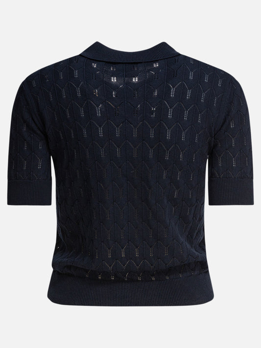 Polo shirts with buttons Solid colour Blue - Rakkì Women | PLP | VIETTI Online Store | 2