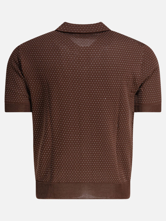 Polo shirts with buttons Solid colour Brown - Rakkì Men | PLP | VIETTI Online Store | 2