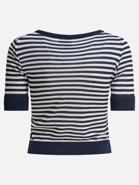 Crewneck t-shirts A righe Blue - Rakkì Women | PLP | VIETTI Online Store | 2