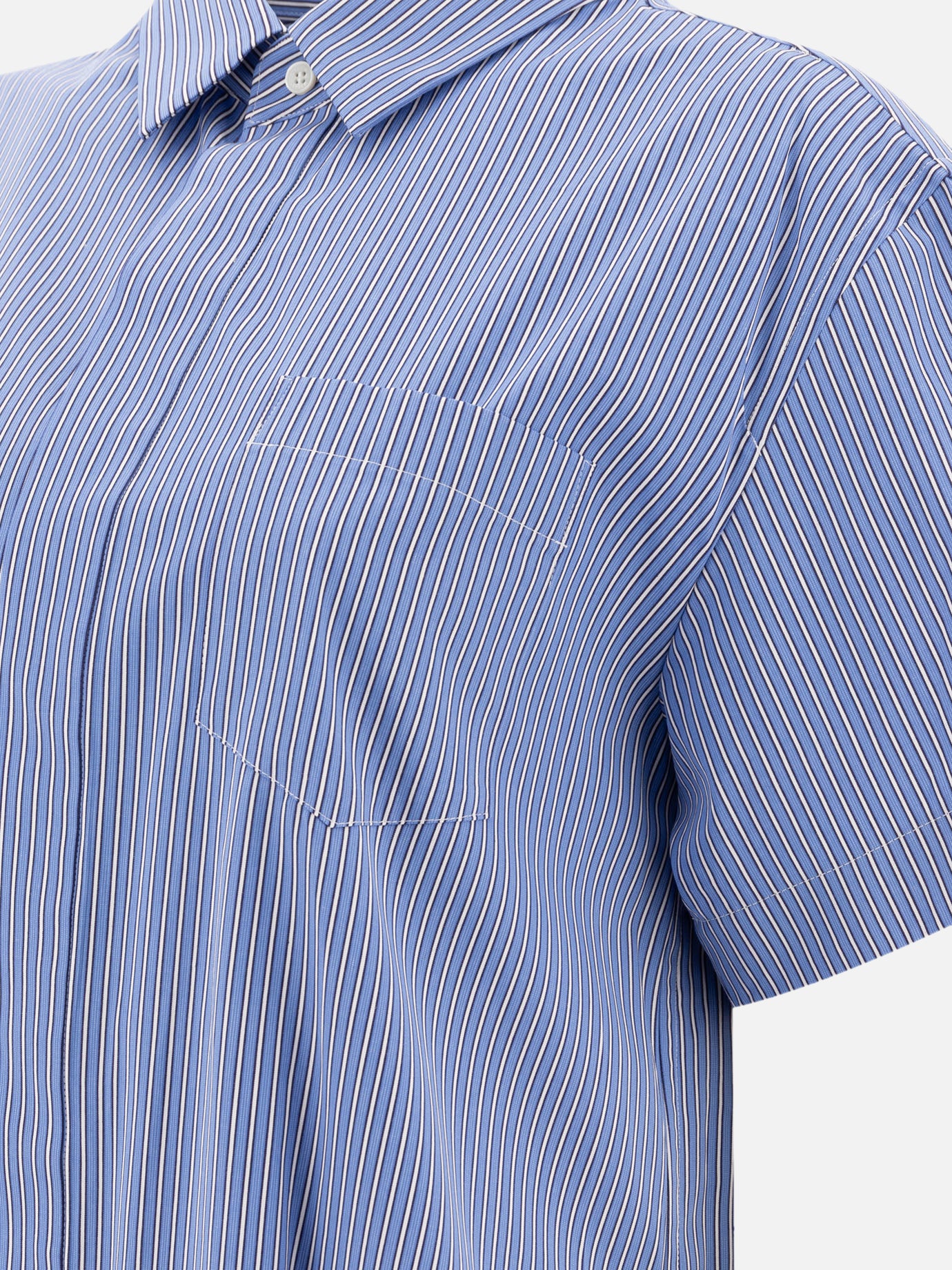 Mini dresses Striped Blue - Sacai Women | PDP | VIETTI Online Store | Zoom-Modal_4