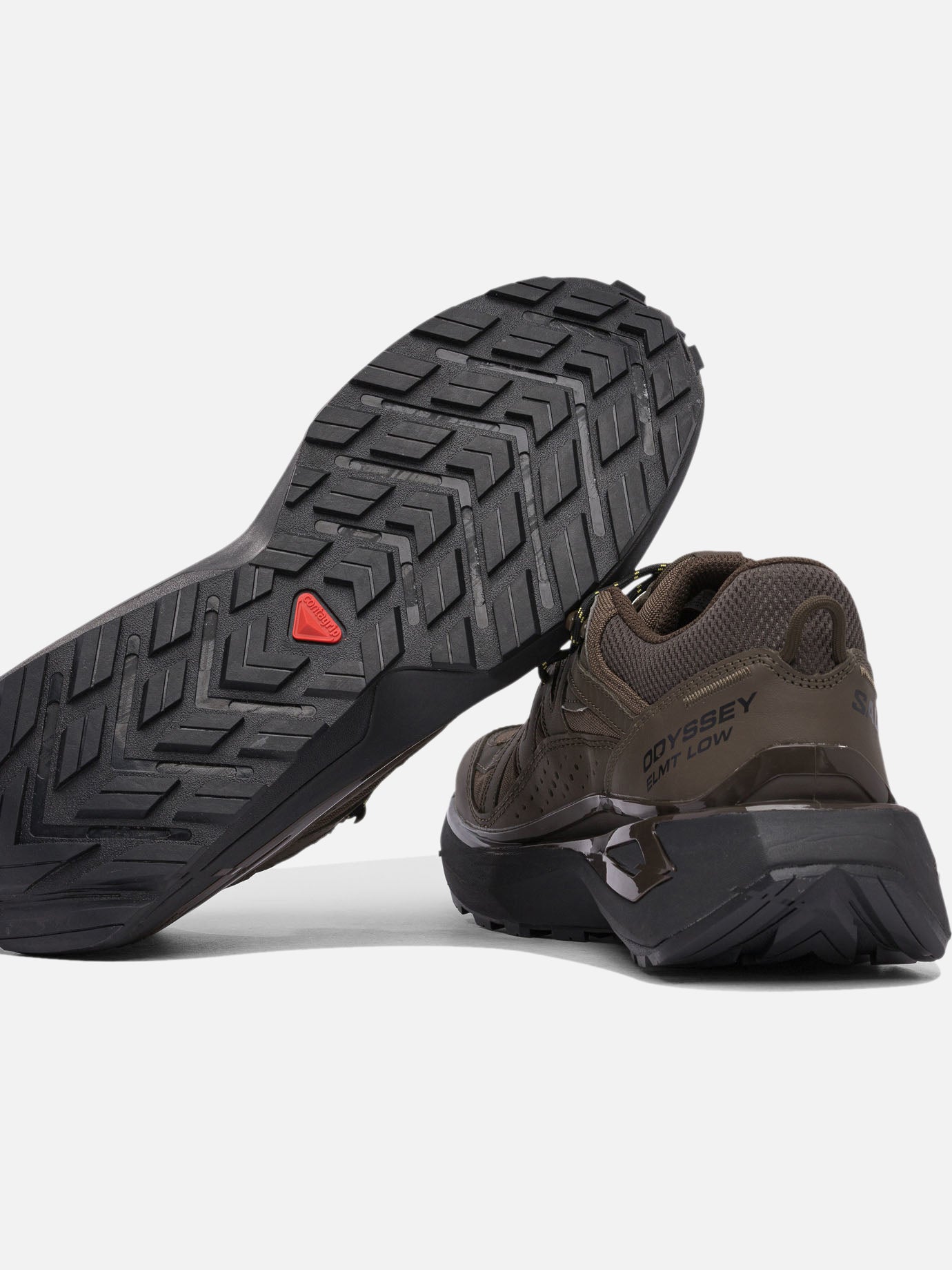 Low top sneakers 50% leather 50% mesh - 100% rubber Brown - Salomon Men | PDP | VIETTI Online Store | Zoom-Modal_5