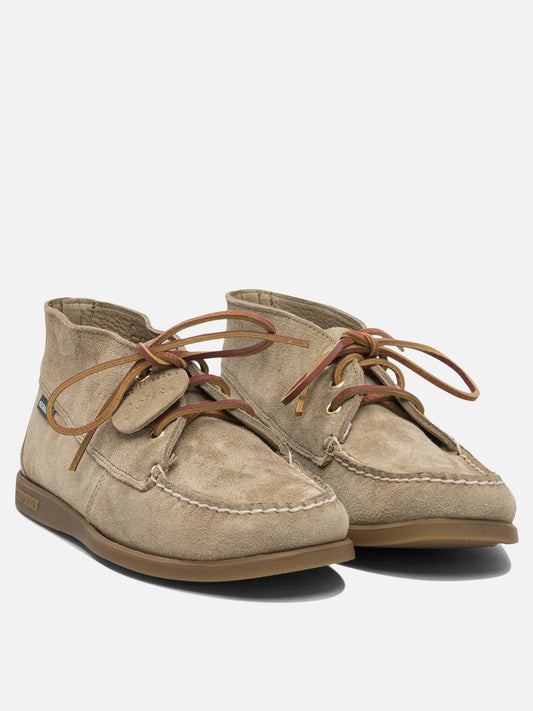 Laced loafers 100% suede - 100% rubber Beige - Sebago Men | PLP | VIETTI Online Store | 2