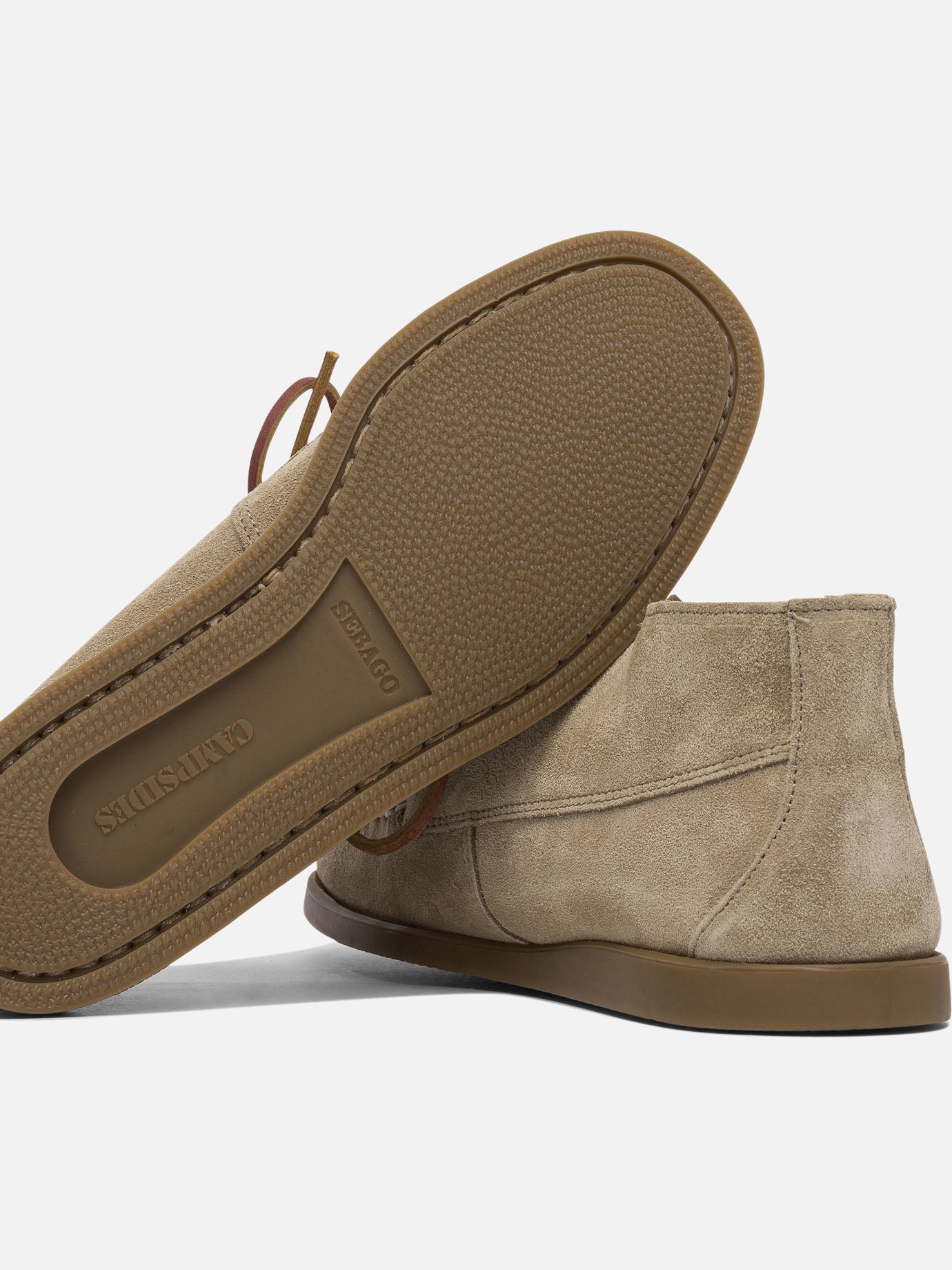 Laced loafers 100% suede - 100% rubber Beige - Sebago Men | PDP | VIETTI Online Store | Zoom-Modal_5