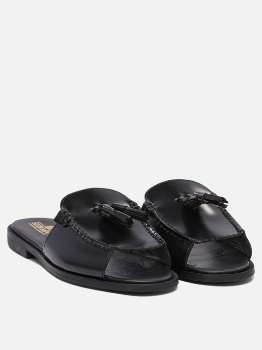 Slides 100% leather - 100% leather Black - Sebago Women | PLP | VIETTI Online Store | 2