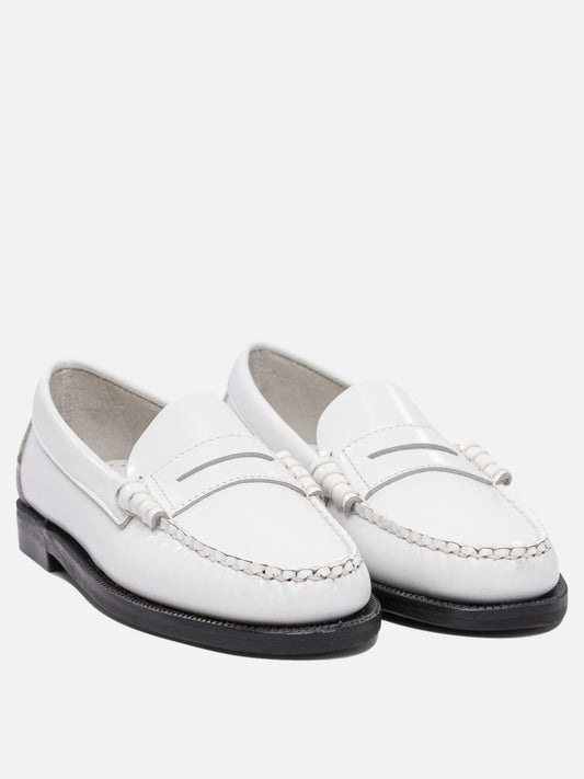 Loafers 100% leather - 90% leather 10% rubber White - Sebago Women | PLP | VIETTI Online Store | 2