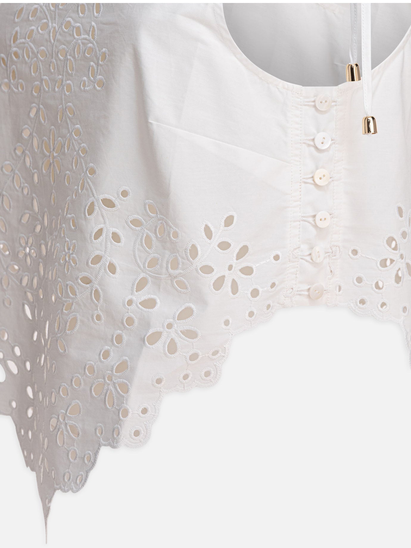 Casual tops Embroidered White - Self-portrait Women | PDP | VIETTI Online Store | Zoom-Modal_4
