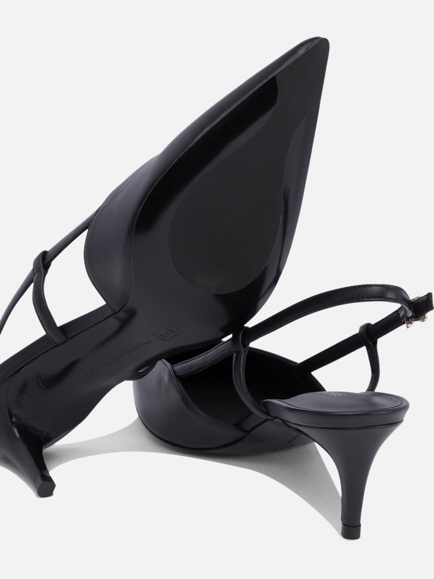 Slingbacks 100% leather - 100% leather Black - Sergio Levantesi Women | PDP | VIETTI Online Store | Zoom-Modal_5