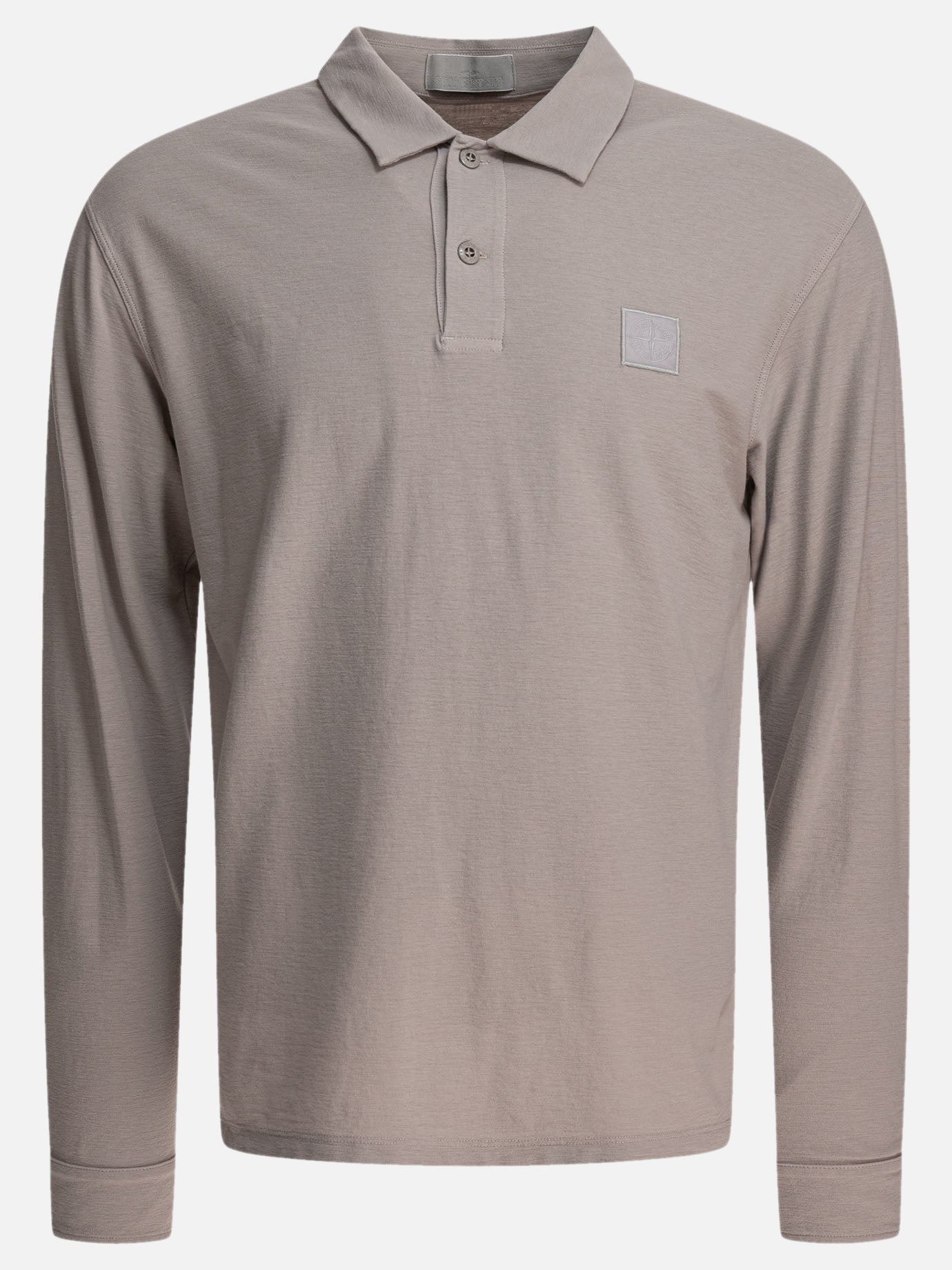 Stone Island Polo in jersey di cotone Grigio Uomo VIETTI