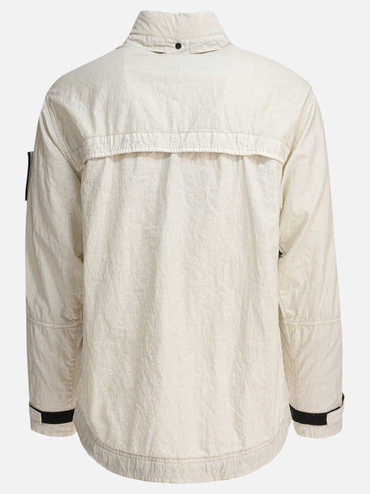 Overshirt jackets Logo Beige - Stone Island Men | PLP | VIETTI Online Store | 2