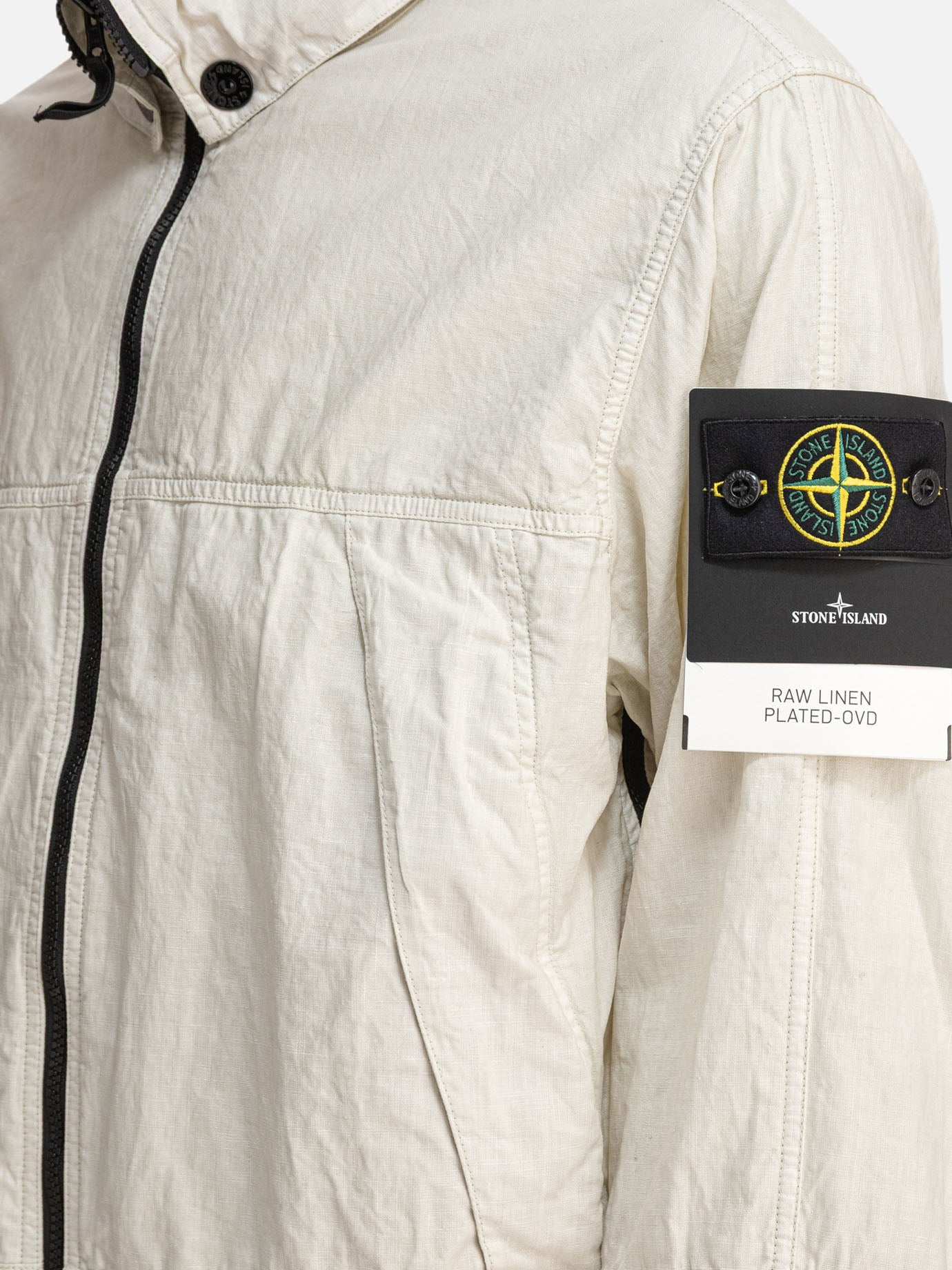 Overshirt jackets Logo Beige - Stone Island Men | PDP | VIETTI Online Store | Zoom-Modal_4