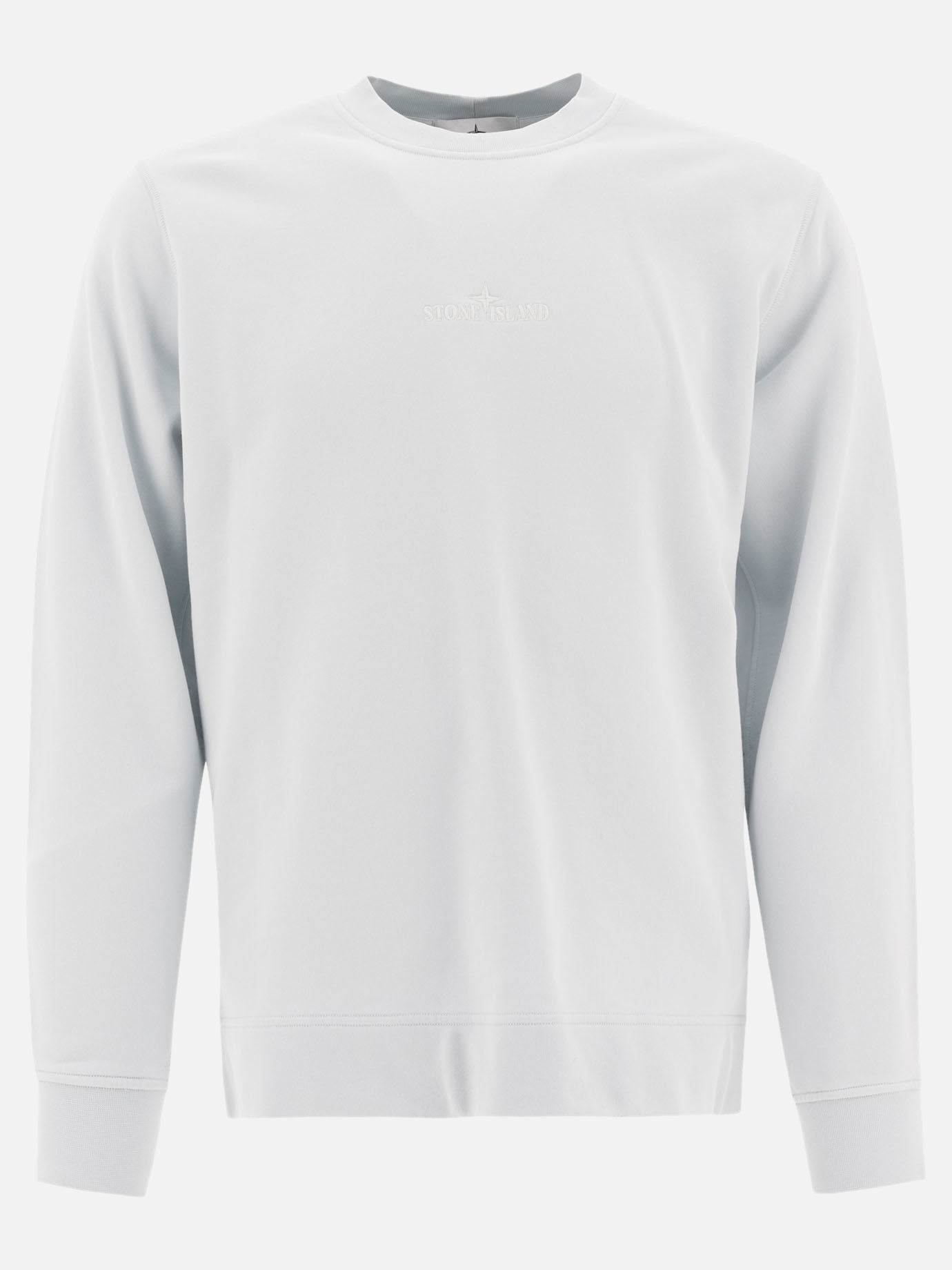 Stone Island Felpa in cotone felpato Azzurro Uomo VIETTI