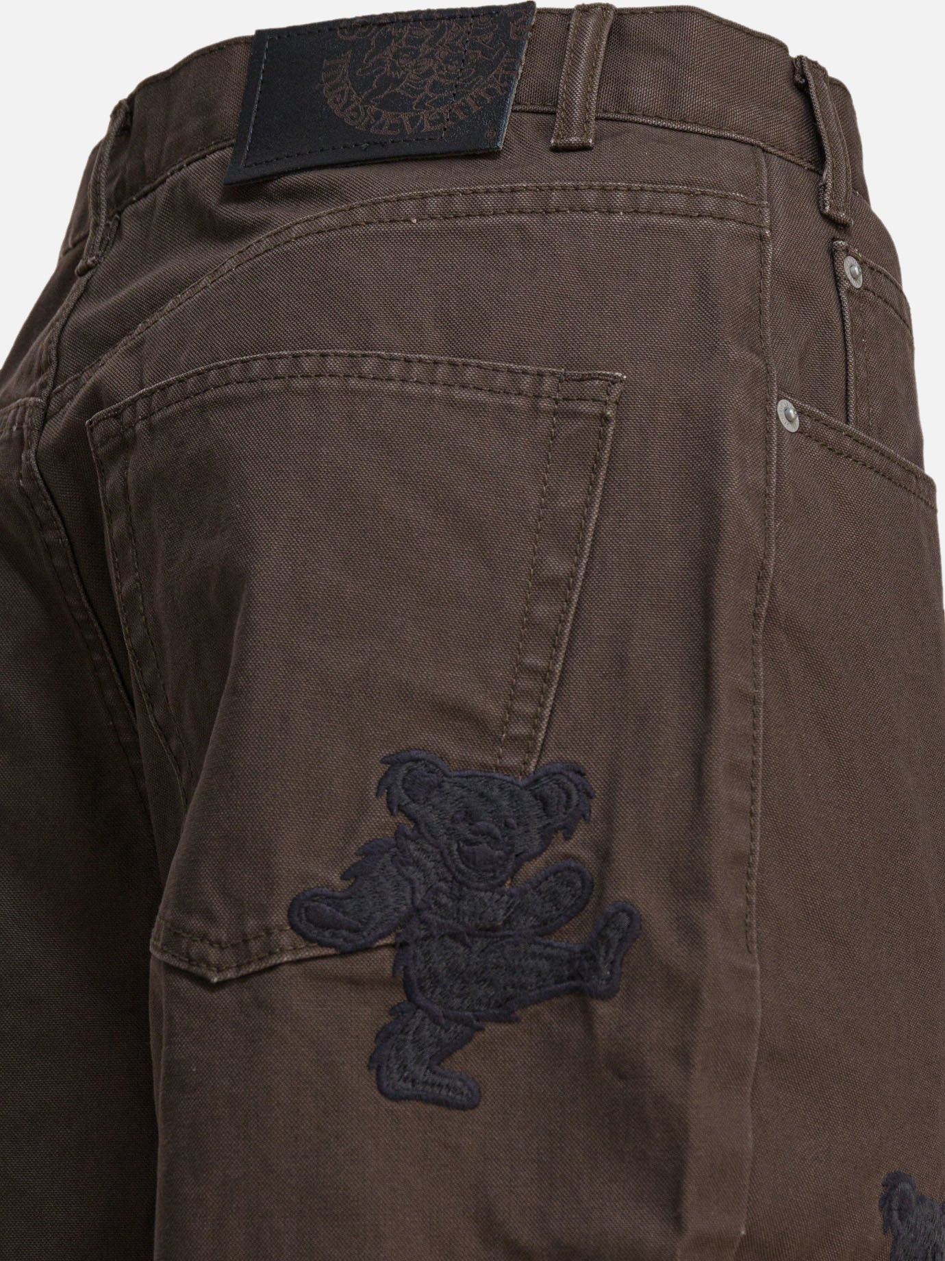 Work pants Embroidered Brown - Thisisneverthat® Men | PDP | VIETTI Online Store | Zoom-Modal_4