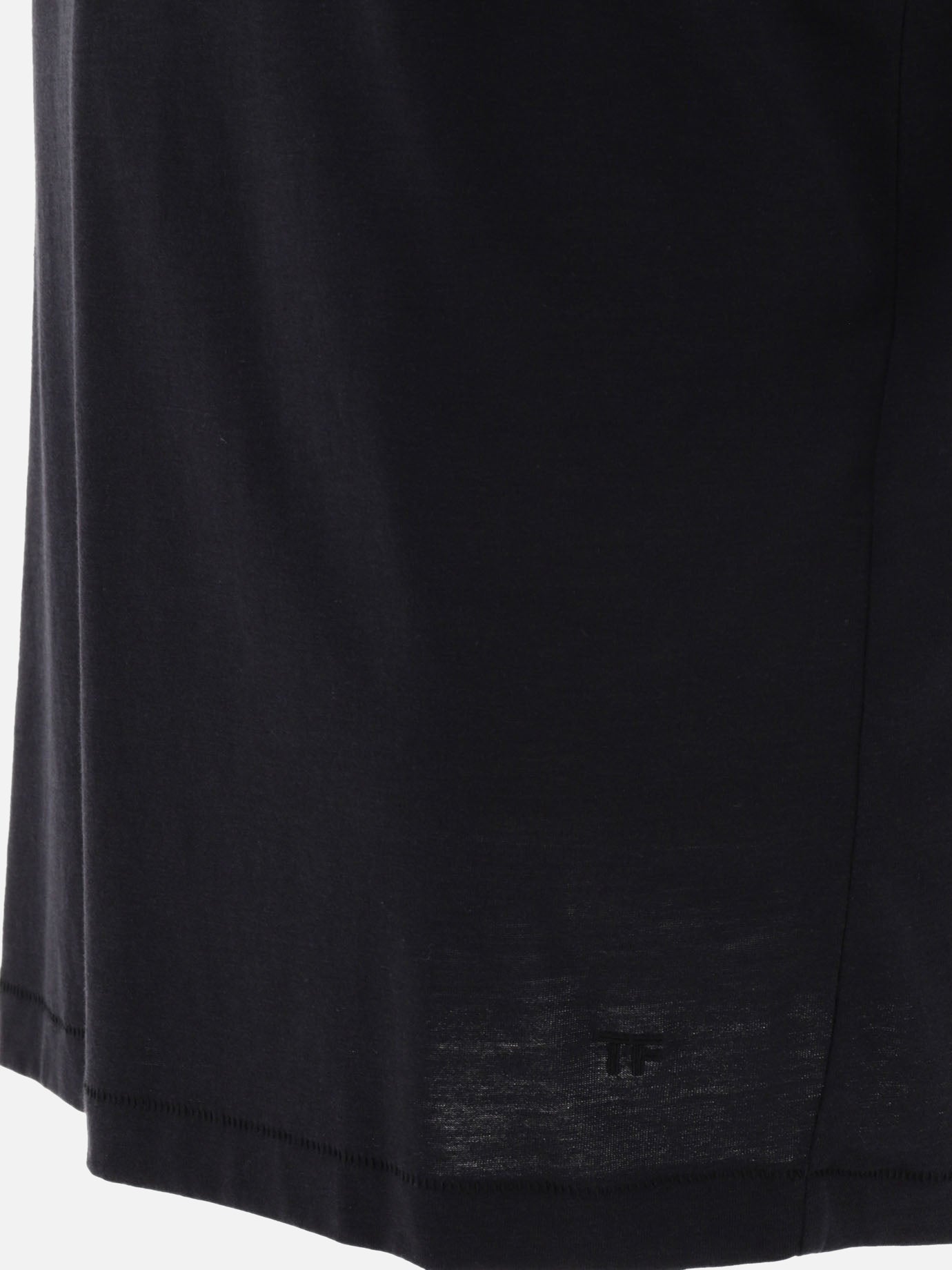 Crewneck t-shirts Solid colour Black - Tom Ford Men | PDP | VIETTI Online Store | Zoom-Modal_4