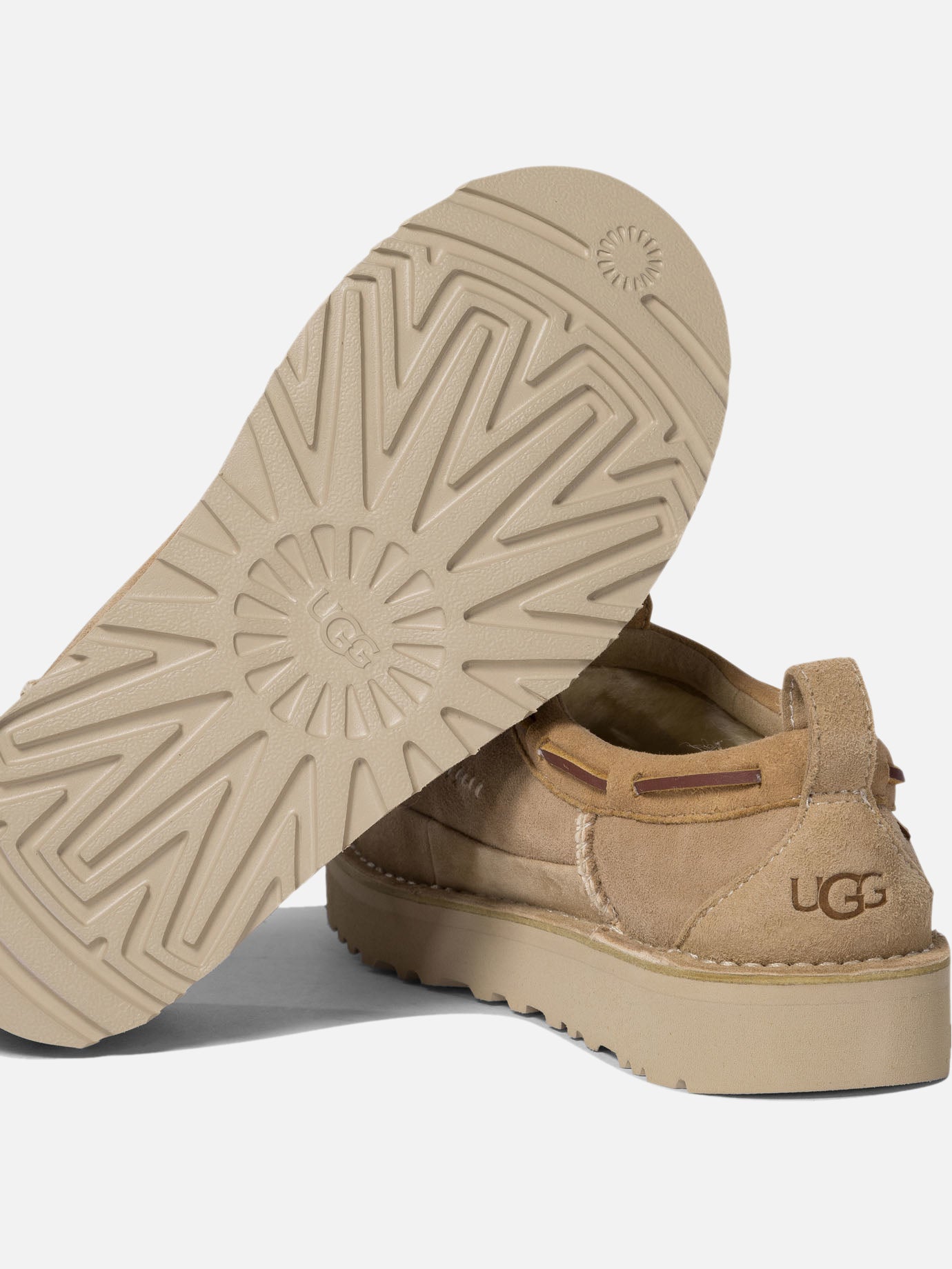 Slipper 100% suede - 100% rubber Beige - Ugg Donna | PDP | VIETTI Online Store | Zoom-Modal_5