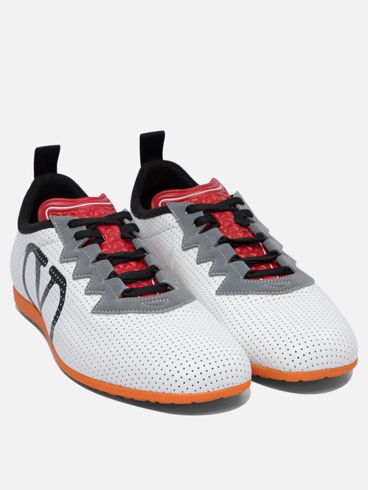 Low top sneakers 100% leather - 100% rubber White - Valentino Garavani Men | PLP | VIETTI Online Store | 2