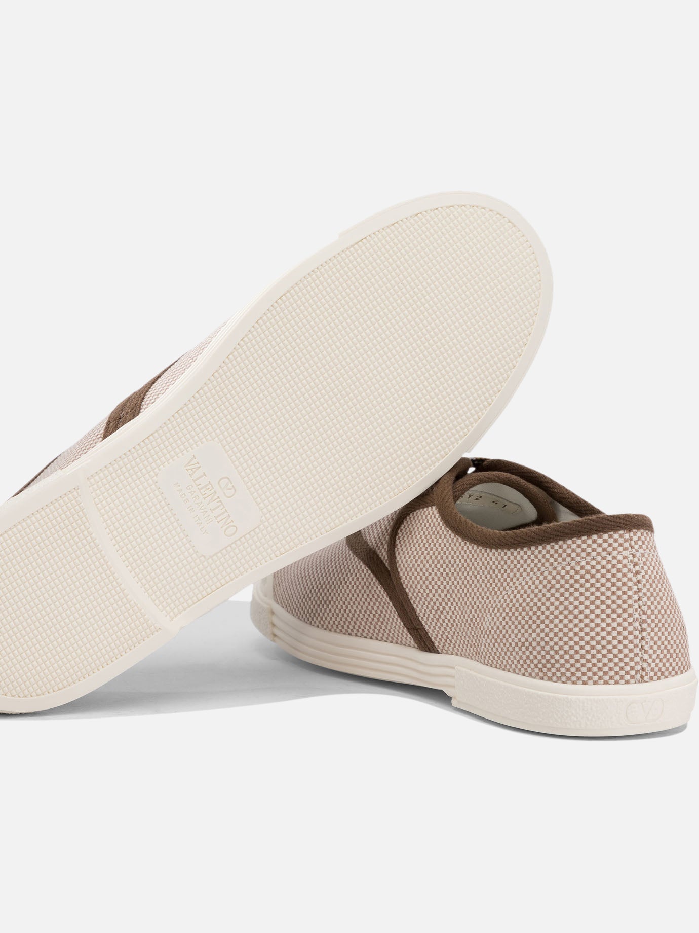 Low top sneakers 100% fabric - 100% rubber Beige - Valentino Garavani Men | PDP | VIETTI Online Store | Zoom-Modal_5
