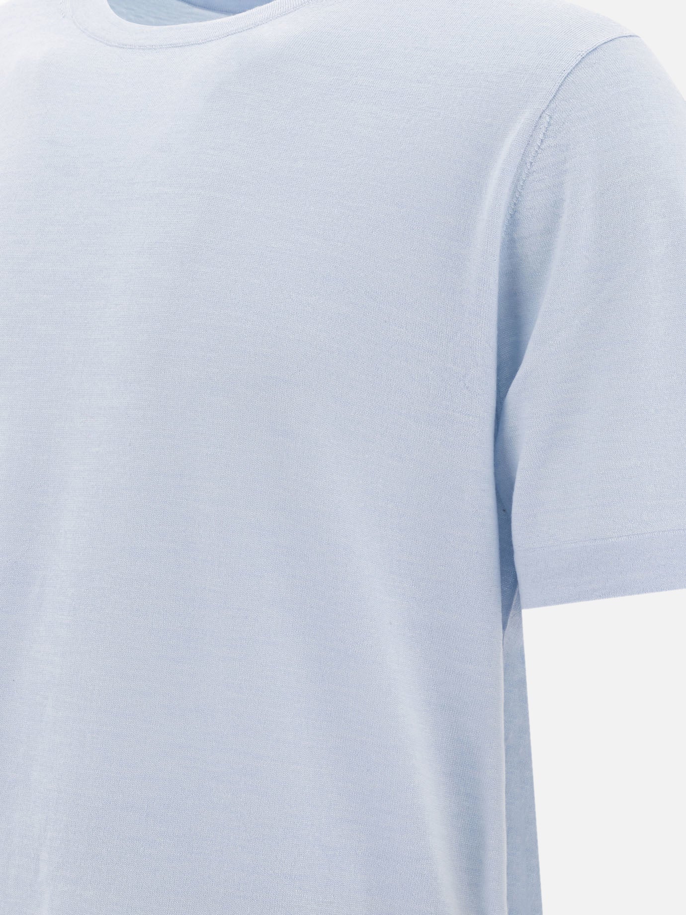 Crewneck sweaters Solid colour Light blue - Vince Men | PDP | VIETTI Online Store | Zoom-Modal_4