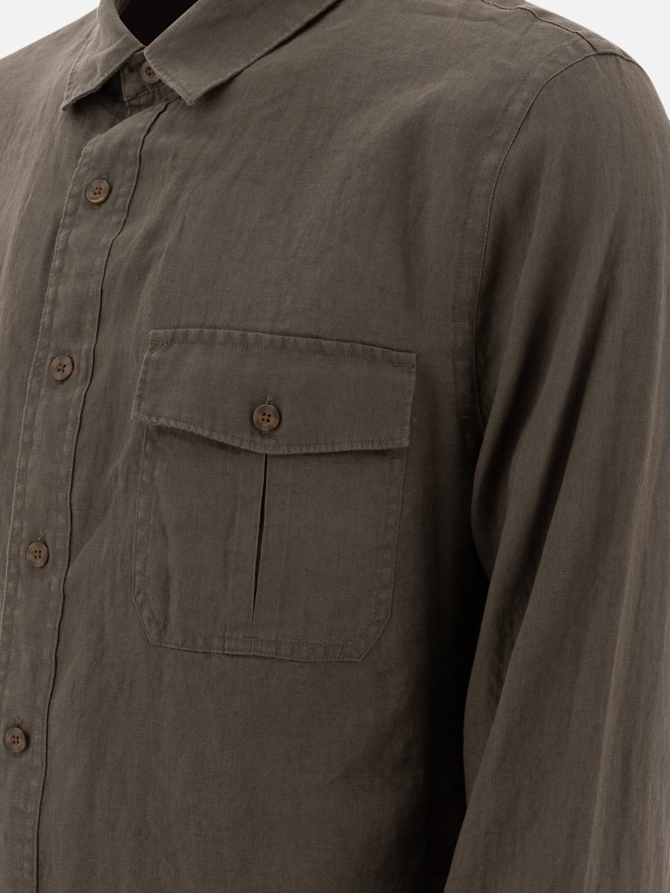 Casual shirts Solid colour Green - Vince Men | PDP | VIETTI Online Store | Zoom-Modal_4