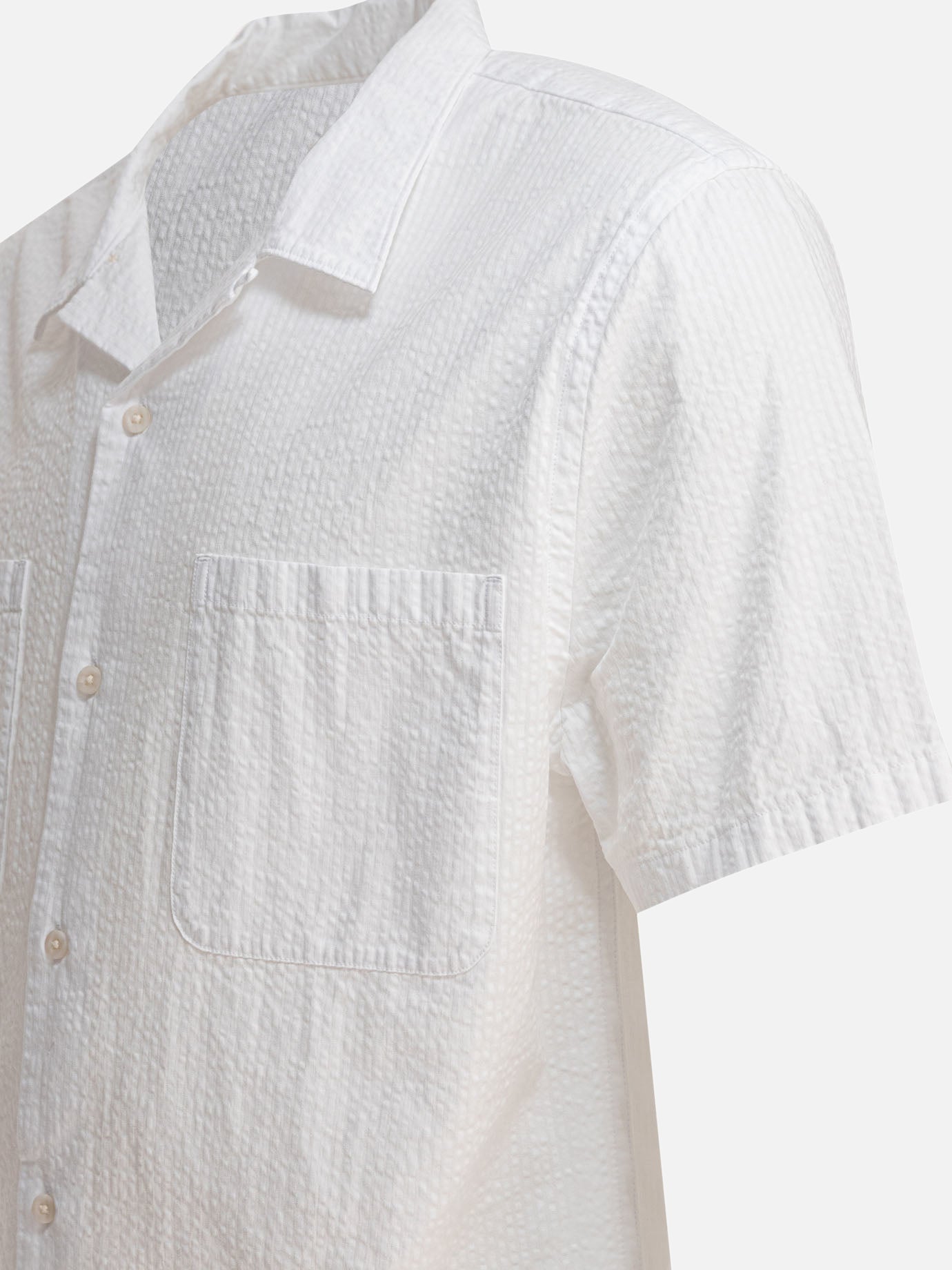 Casual shirts Solid colour White - Vince Men | PDP | VIETTI Online Store | Zoom-Modal_4