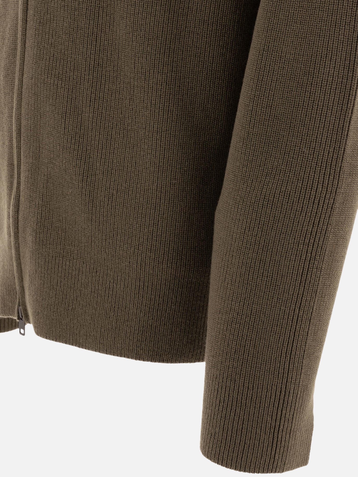 Maglioni con zip Solid colour Verde - Vince Uomo | PDP | VIETTI Online Store | Zoom-Modal_4