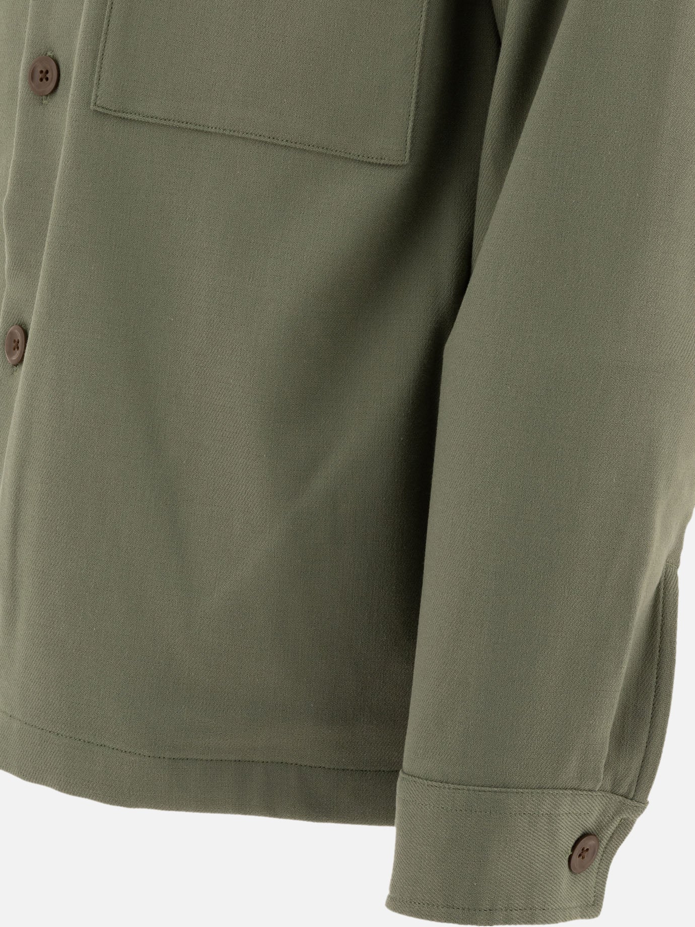 Overshirt jackets Solid colour Green - Vince Men | PDP | VIETTI Online Store | Zoom-Modal_4