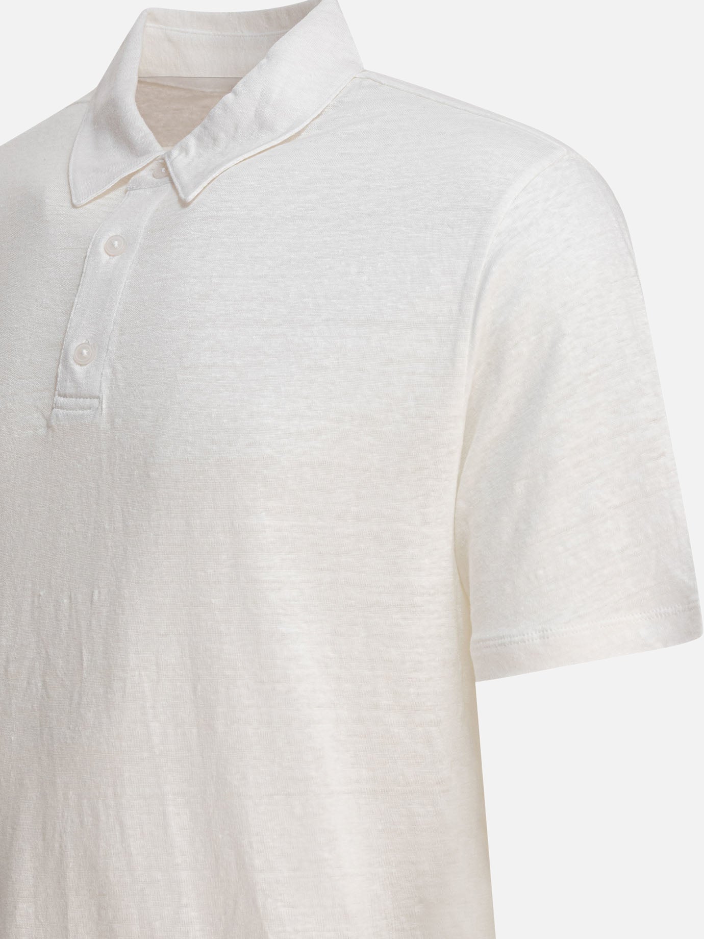 Polo shirts with buttons Solid colour White - Vince Men | PDP | VIETTI Online Store | Zoom-Modal_4