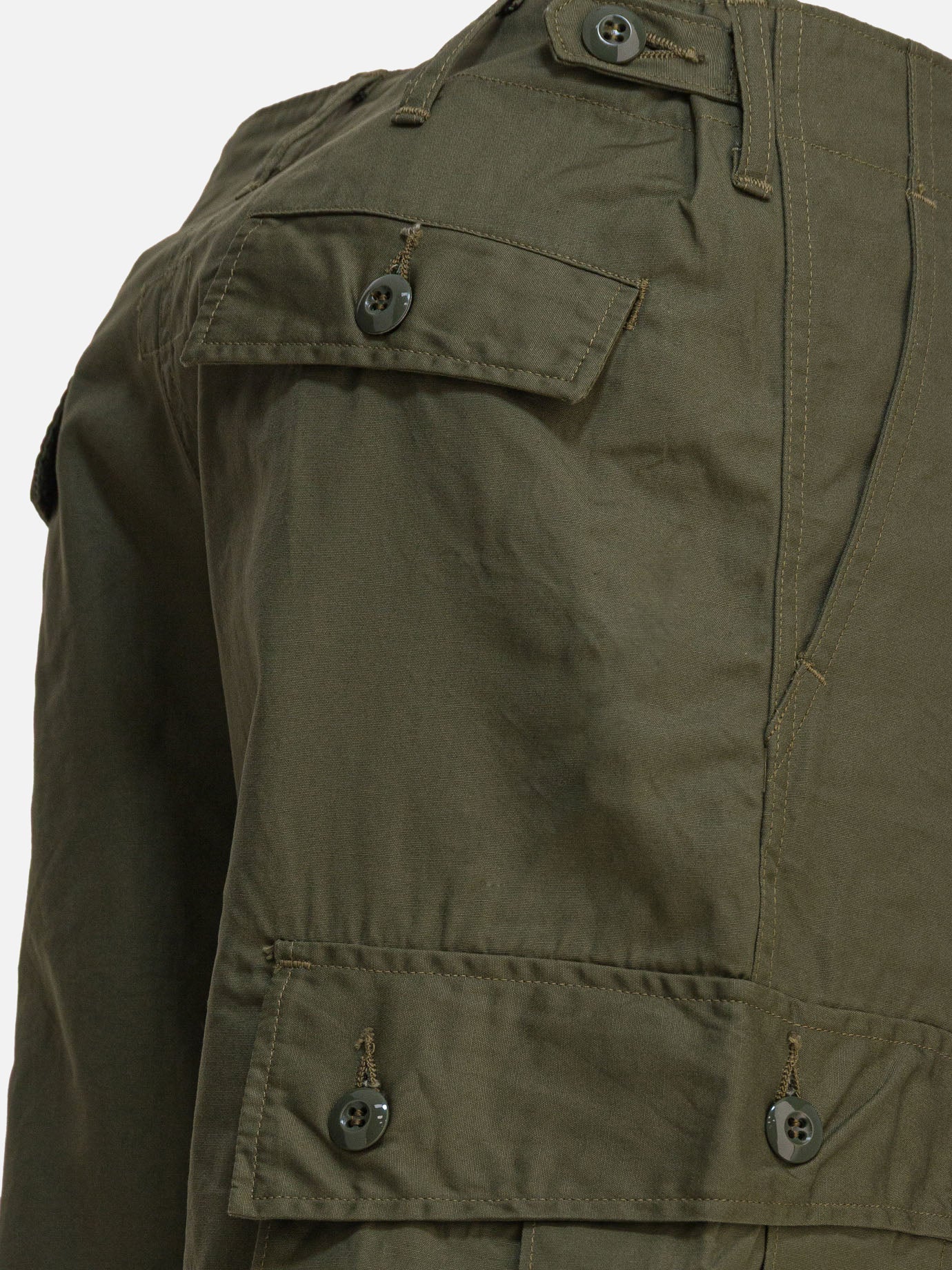 Cargo & parachute trousers Solid colour Green - Buzz Rickson's Men | PDP | VIETTI Online Store | Zoom-Modal_4