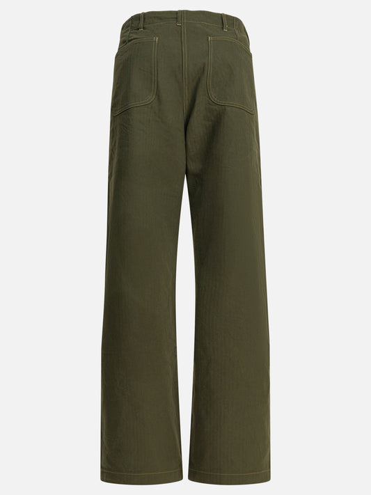 Leisure trousers Solid colour Green - Buzz Rickson's Men | PLP | VIETTI Online Store | 2
