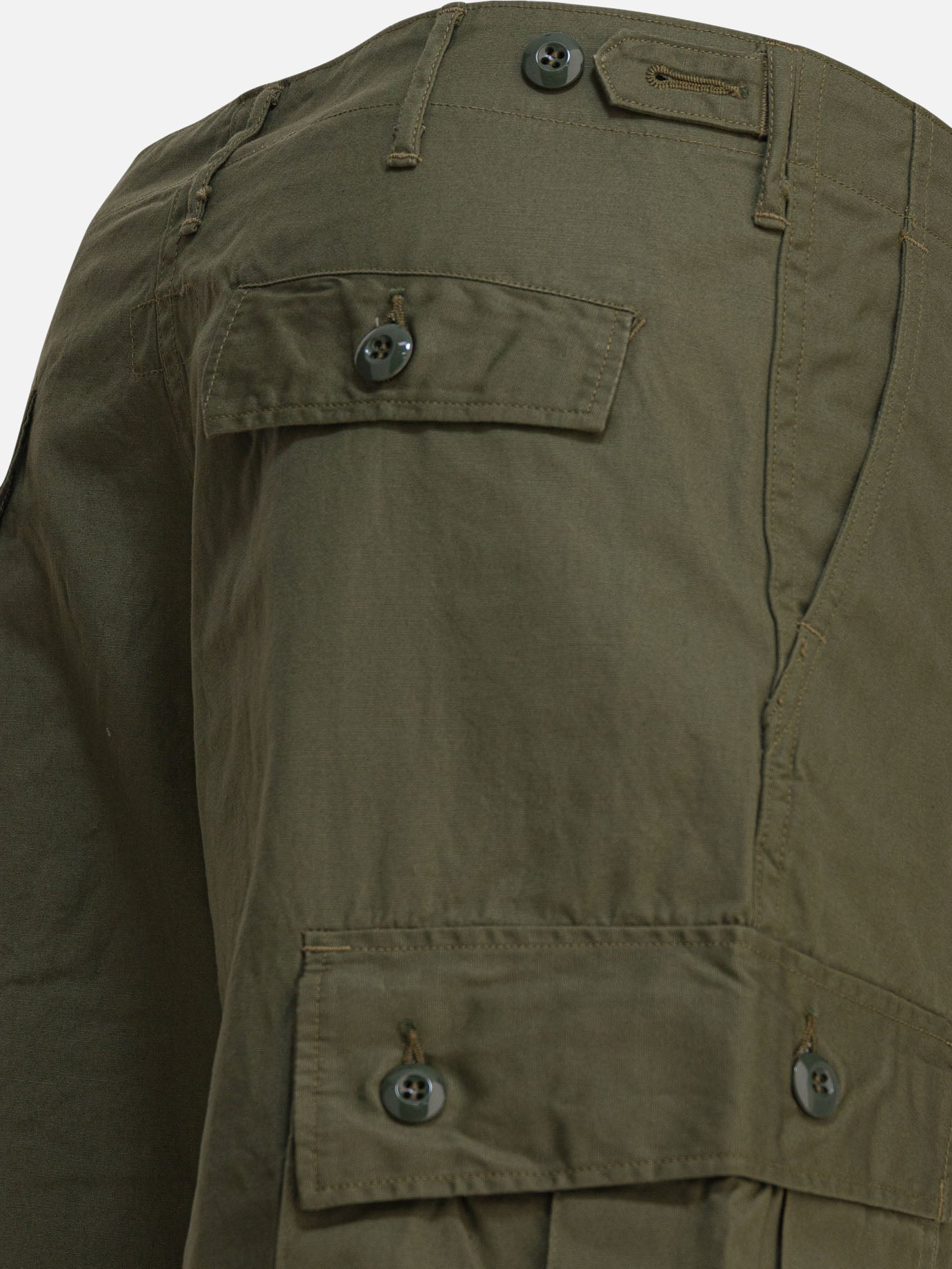 Cargo shorts Solid colour Green - Buzz Rickson's Men | PDP | VIETTI Online Store | Zoom-Modal_4