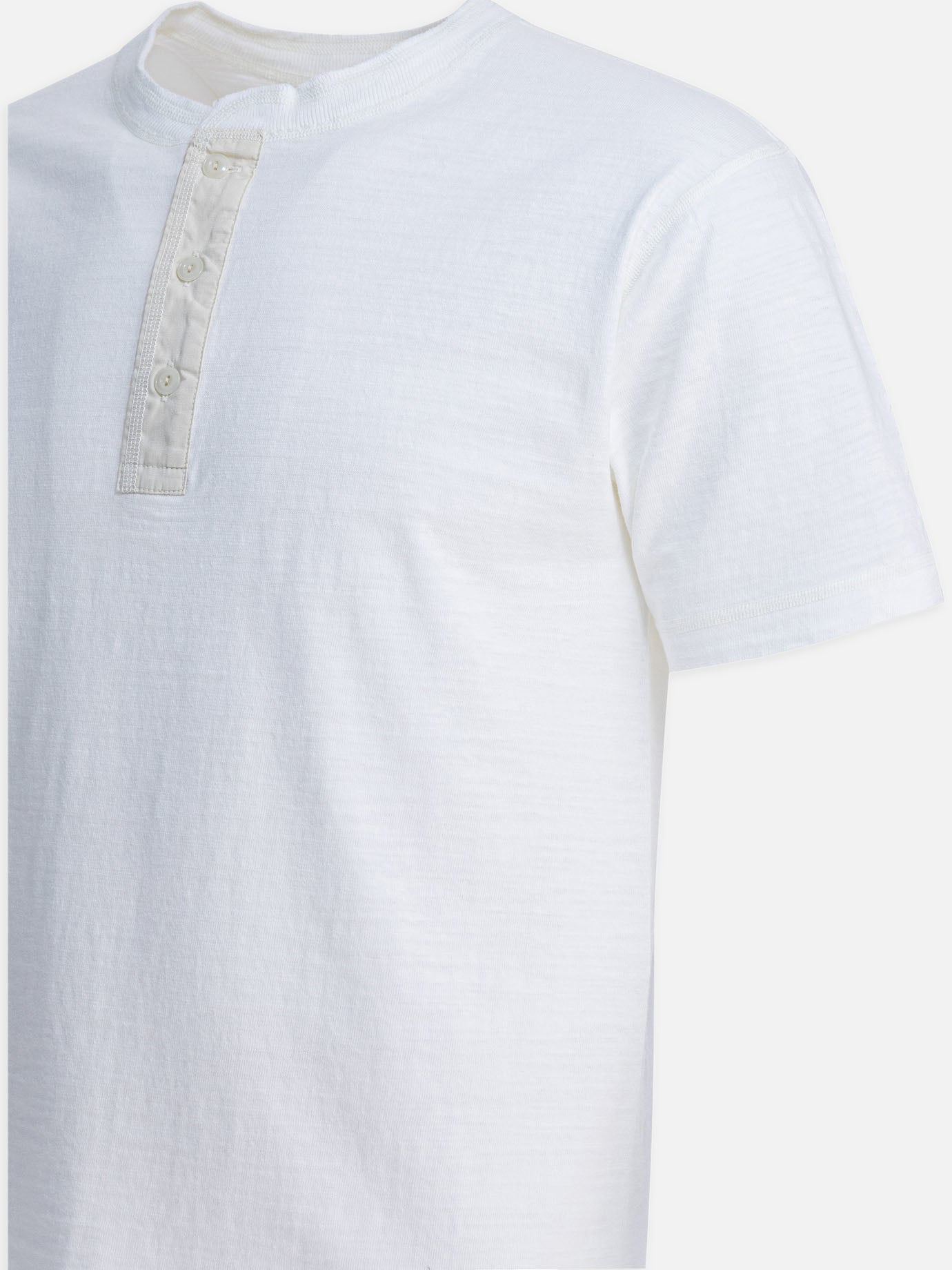 T-shirt girocollo Solid colour Bianco - Buzz Rickson's Uomo | PDP | VIETTI Online Store | Zoom-Modal_4