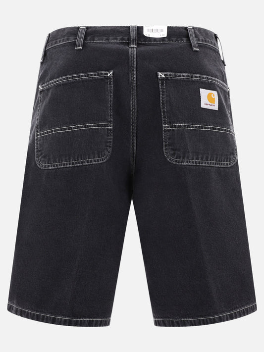 Utility shorts Solid colour Black - Carhartt WIP Men | PLP | VIETTI Online Store | 2
